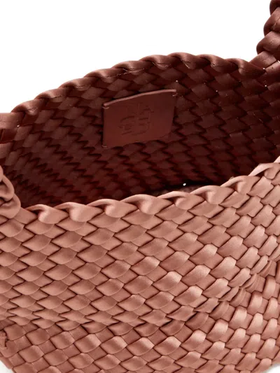 Naghedi Kyoto Woven-design Tote Bag In Brown