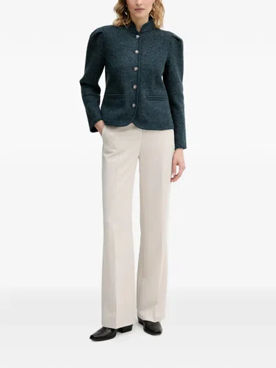 Hoss Intropia Buttoned Jacket In Green