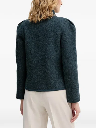 Hoss Intropia Buttoned Jacket In Green