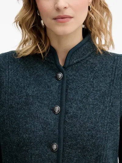 Hoss Intropia Buttoned Jacket In Green