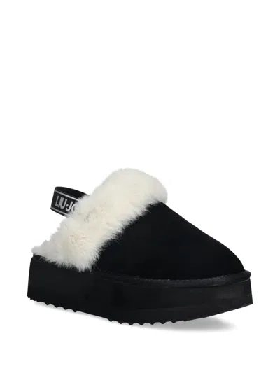Liu •jo Platform Mules In Black