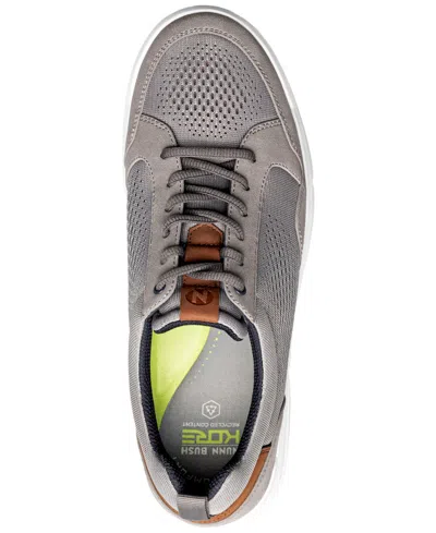 Nunn Bush Rally Mesh Sneaker Mens Moc Closed Toe Oxford Shoes In Gray