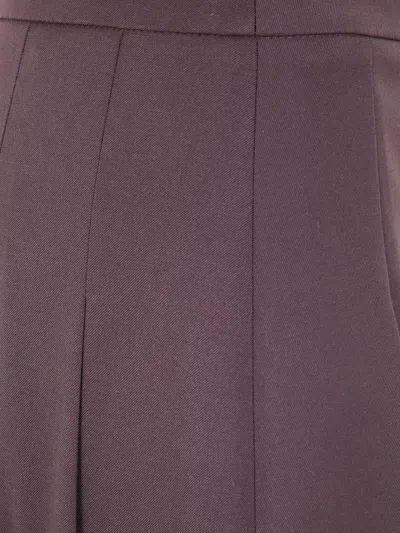 Drhope Pleated Mini Skirt In Purple