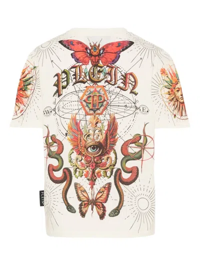Philipp Plein Junior Short-sleeves Patterned T-shirt In Multi
