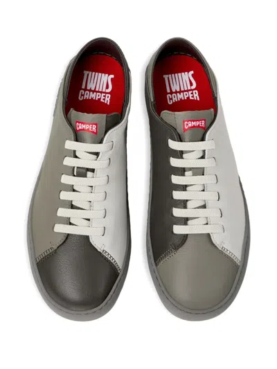Camper G3d Peu Touring Twins Leather Sneakers In Gray