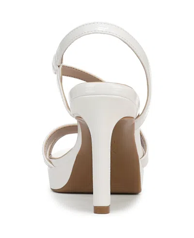 Naturalizer Abby Platform Slingback Sandal In White
