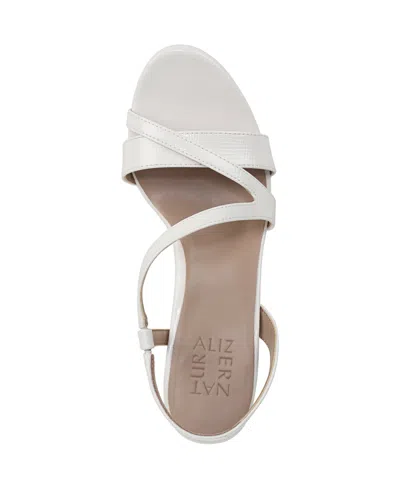 Naturalizer Abby Platform Slingback Sandal In White