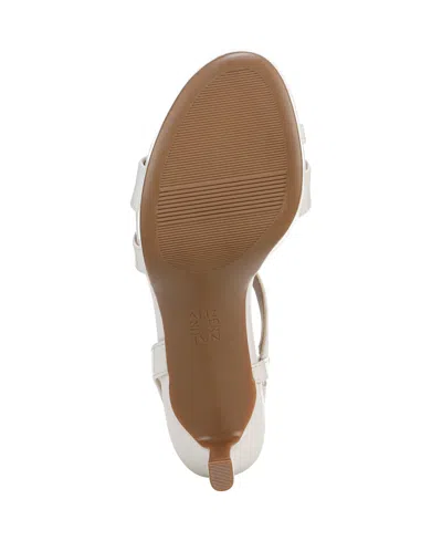 Naturalizer Abby Platform Slingback Sandal In White