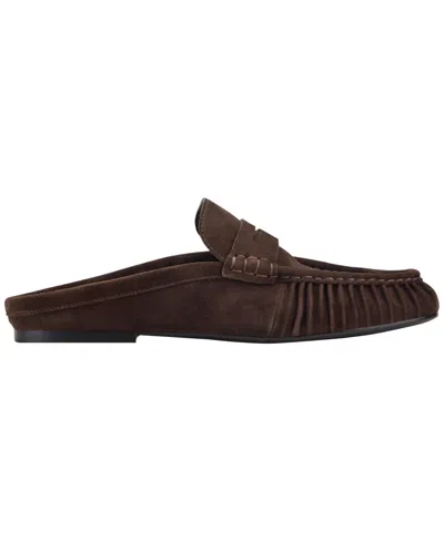 Marc Fisher Ltd Jaynie Almond Toe Loafer Mule In Brown