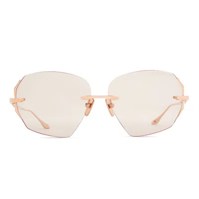 Dita Dahlvinrose Gold-maroon Wash In Brown