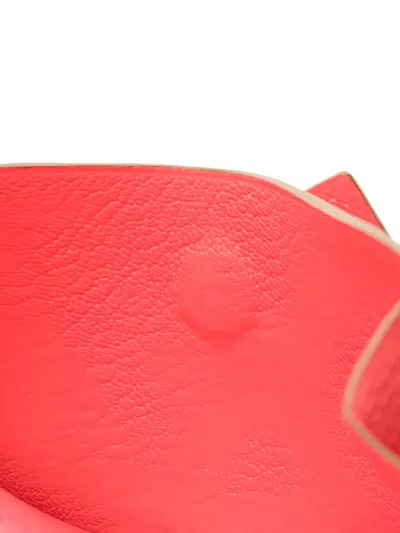 Pre-owned Hermes Bear Mini Card Case In Pink