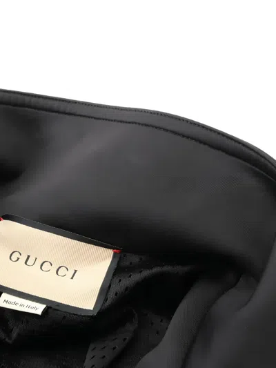 Pre-owned Gucci Web-stripe Track Jacket In Black