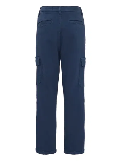 Trussardi Junior Cargo-pockets Trousers In Blue