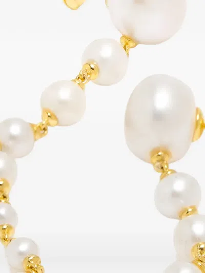 Ragbag Studio Lumora Chandelier Pearl Drop Earrings In Gold