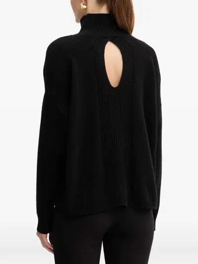 Liu •jo Turtleneck Sweater In Black
