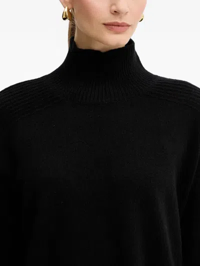 Liu •jo Turtleneck Sweater In Black