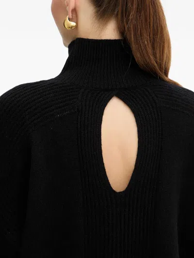 Liu •jo Turtleneck Sweater In Black