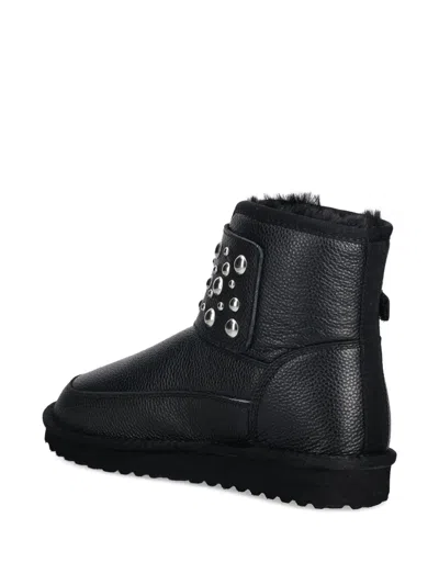 Liu •jo Studded Ankle Boots In Black