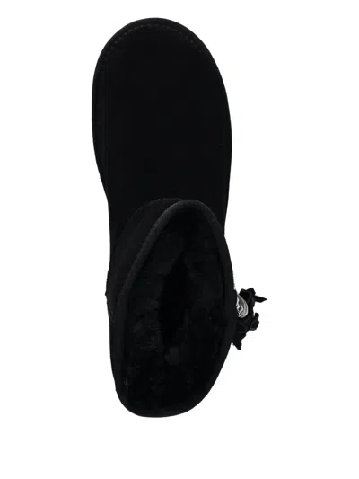 Liu •jo Fringed Ankle Boots In Black