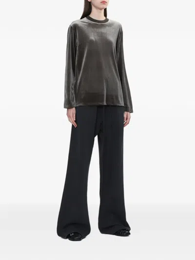 Essentials Long-sleeve Sweatshirt In Gray