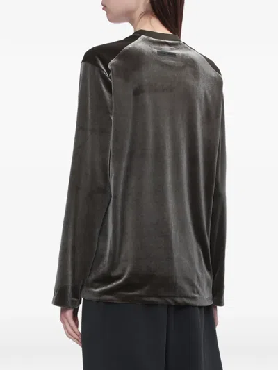 Essentials Long-sleeve Sweatshirt In Gray