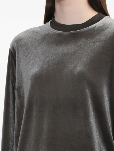 Essentials Long-sleeve Sweatshirt In Gray
