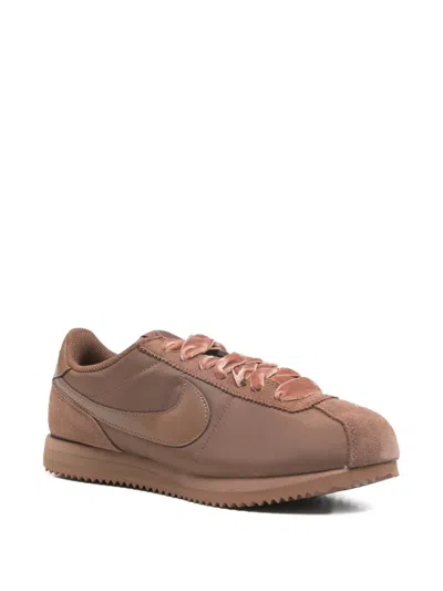 Nike Cortez Mixed Media Sneaker In Brown