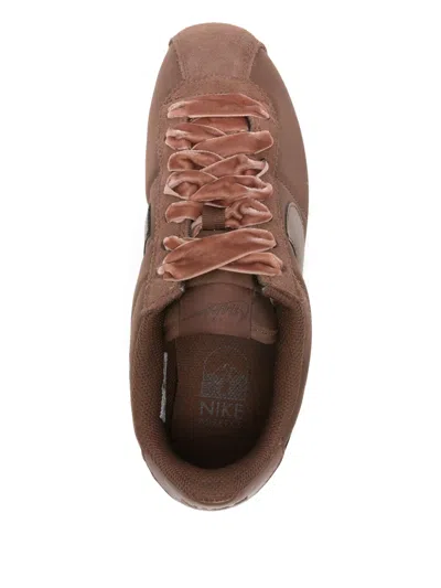 Nike Cortez Mixed Media Sneaker In Brown
