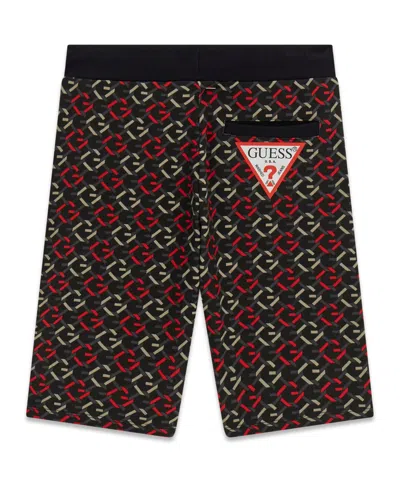 Guess Boys' 8-18 Printed Pull-on Shorts In Multi