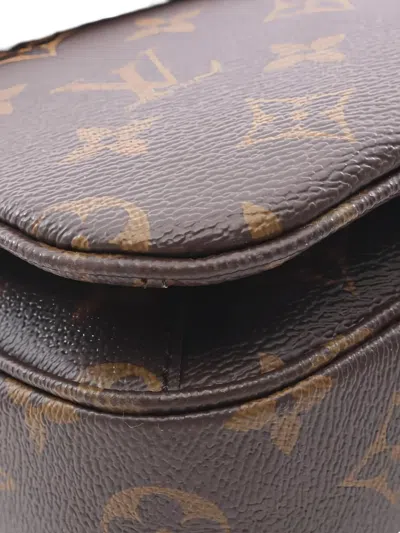 Pre-owned Louis Vuitton 2021 Mm Metis Monogram Tote Bag In Brown