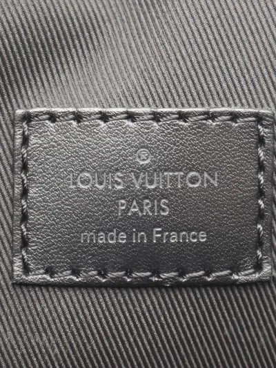 Pre-owned Louis Vuitton 2021s Christopher Leather Backpack In Black