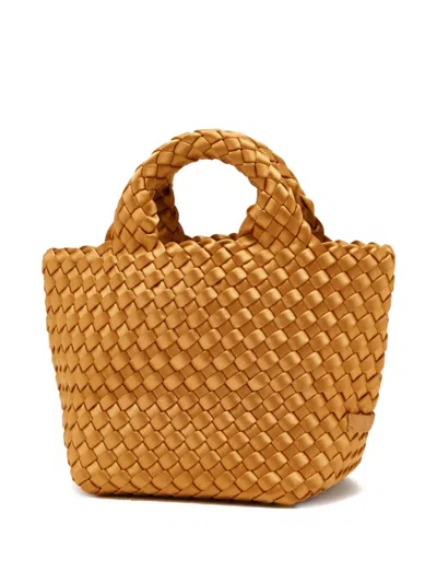 Naghedi St. Barths Petit Woven Tote Bag In Purple