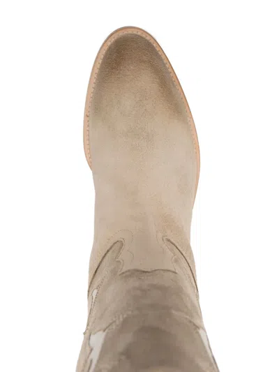 绒面皮低跟及踝靴（3厘米）