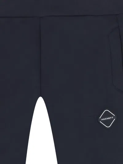 Hackett Logo-detail Track Pants In Black