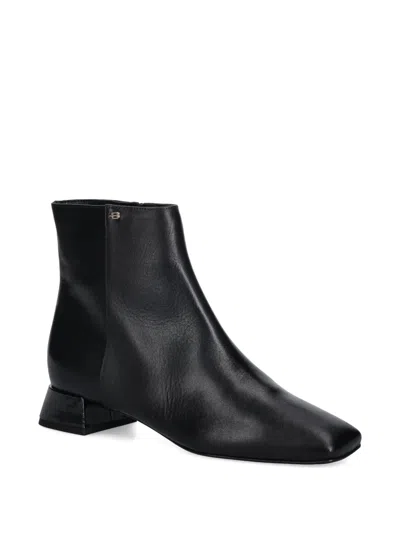 Baldinini Square-toe Ankle Boots In Black