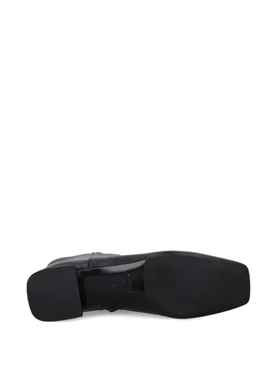 Baldinini Square-toe Ankle Boots In Black