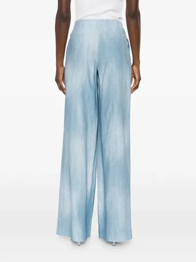 Ermanno Scervino Drawstring Trousers In Blue