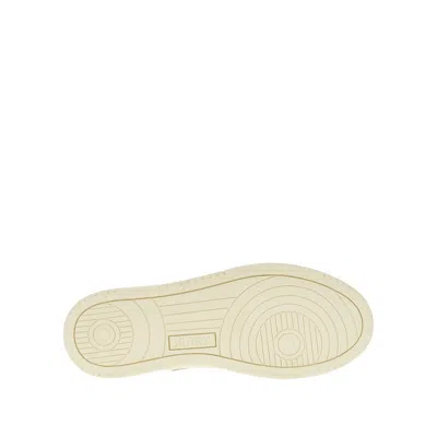 Autry Leather High-top Sneakers Perforated Toe In Multi