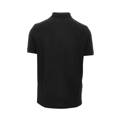 Stone Island Mens Black Brand-patch Regular-fit Stretch-cotton Polo Shirt Xl In Black