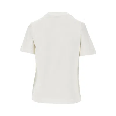 Burberry Ekd Embroidery T-shirt In White