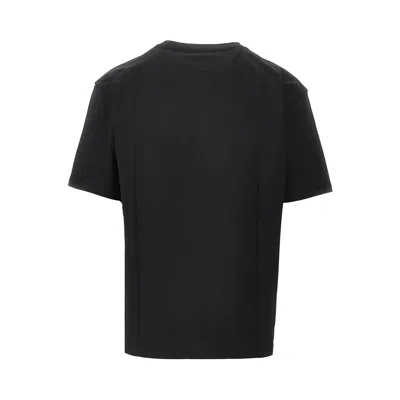 Valentino Crew Neck Short Sleeve T-shirt Design In Black