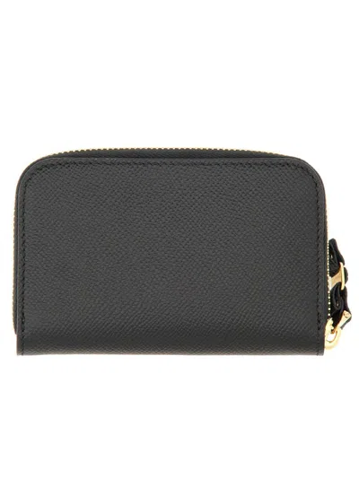 Ferragamo Textured Rectangular Wallet With A Refined Finish