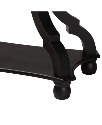 Baxton Studio Boxton Studio Cianna 22" Wood Traditional End Table In Black