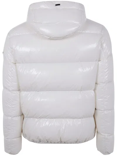 Herno Bomber Gloss Jacket In White