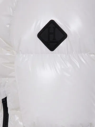 Herno Bomber Gloss Jacket In White