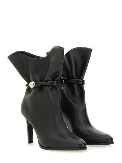 Isabel Marant Lolya Leather Boots In Black