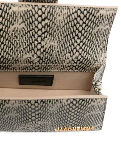 Jacquemus Snake-print Le Bambino Tote Bag In Multi