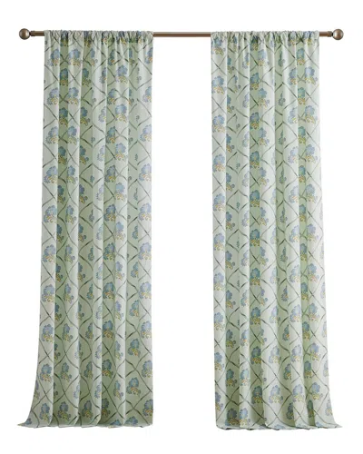 Brooklyn Loom Olivia Window Curtain In Green
