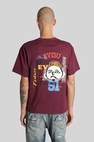 Evisu T-shirt In Red