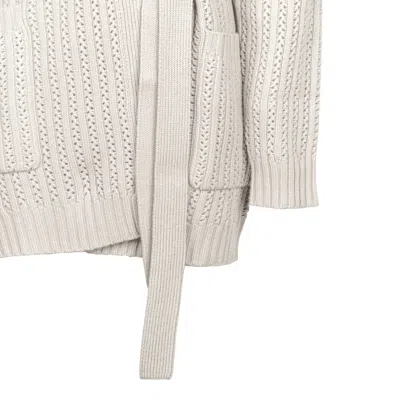 Max Mara Yellow Wool Cashmere Sweaters In Gray